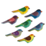 Haiti Painted Cut Metal Bird Ornament