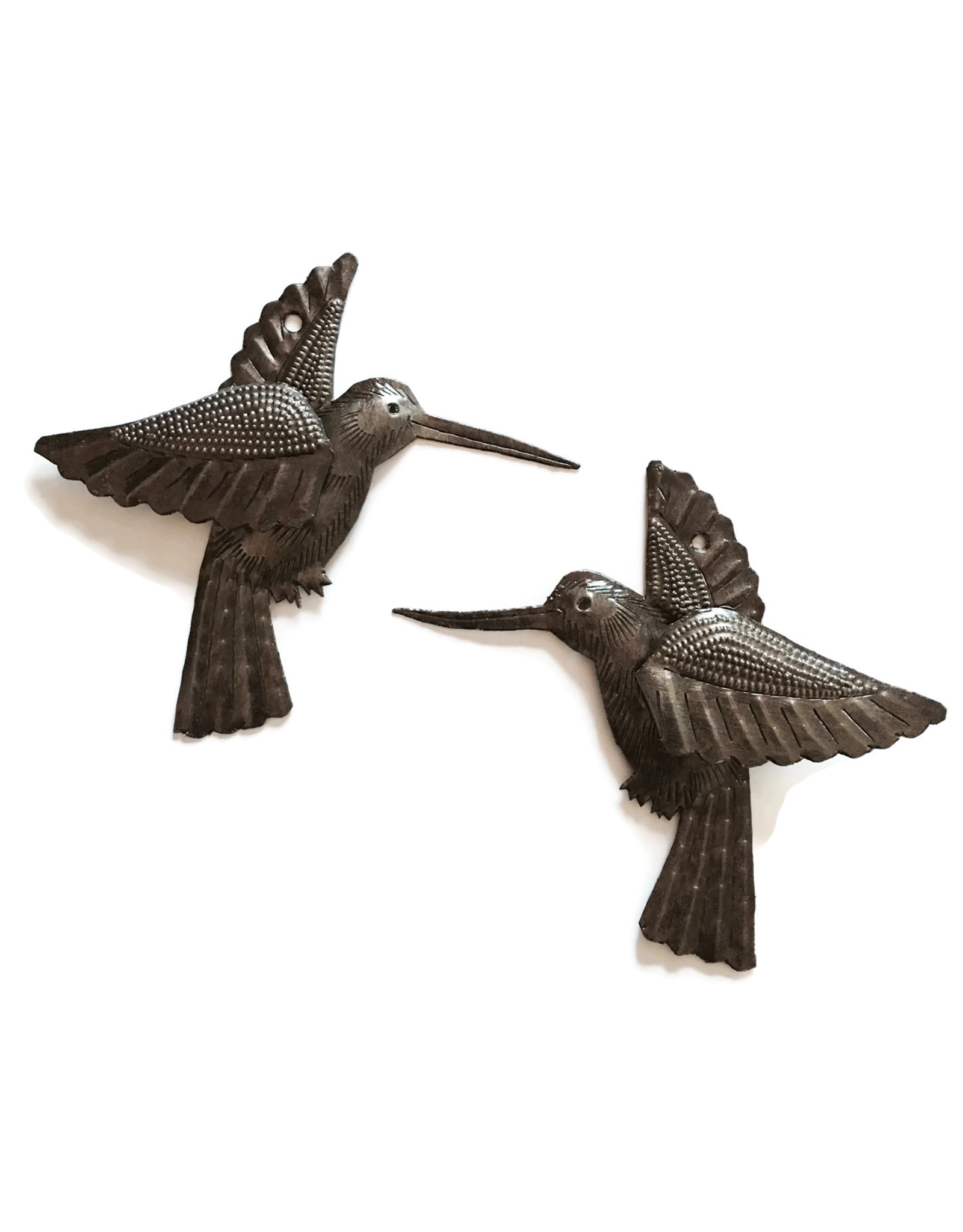 Haiti Cut Metal Hummingbird w/ 3D Wings (sold singly), Haiti