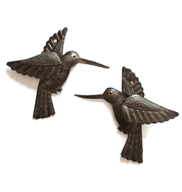 Haiti Cut Metal Hummingbird w/ 3D Wings, Haiti