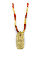 Peru Grow Carnelian Stone Necklace, Peru