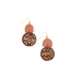 India Woven Desert Earrings, India