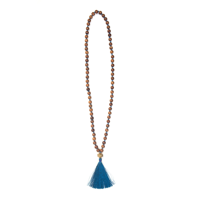 Wooden Warrior Tassel Necklace