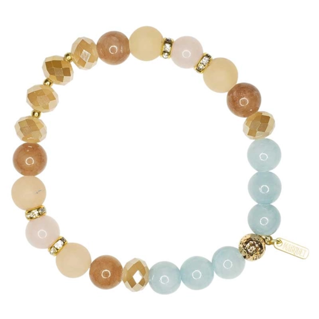 Amy Crystal & Stone Bracelet
