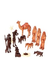 Kenya CLEARANCE Hand Carved Nativity, Kenya