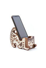 India Antique Finish Cat Smartphone Stand, India