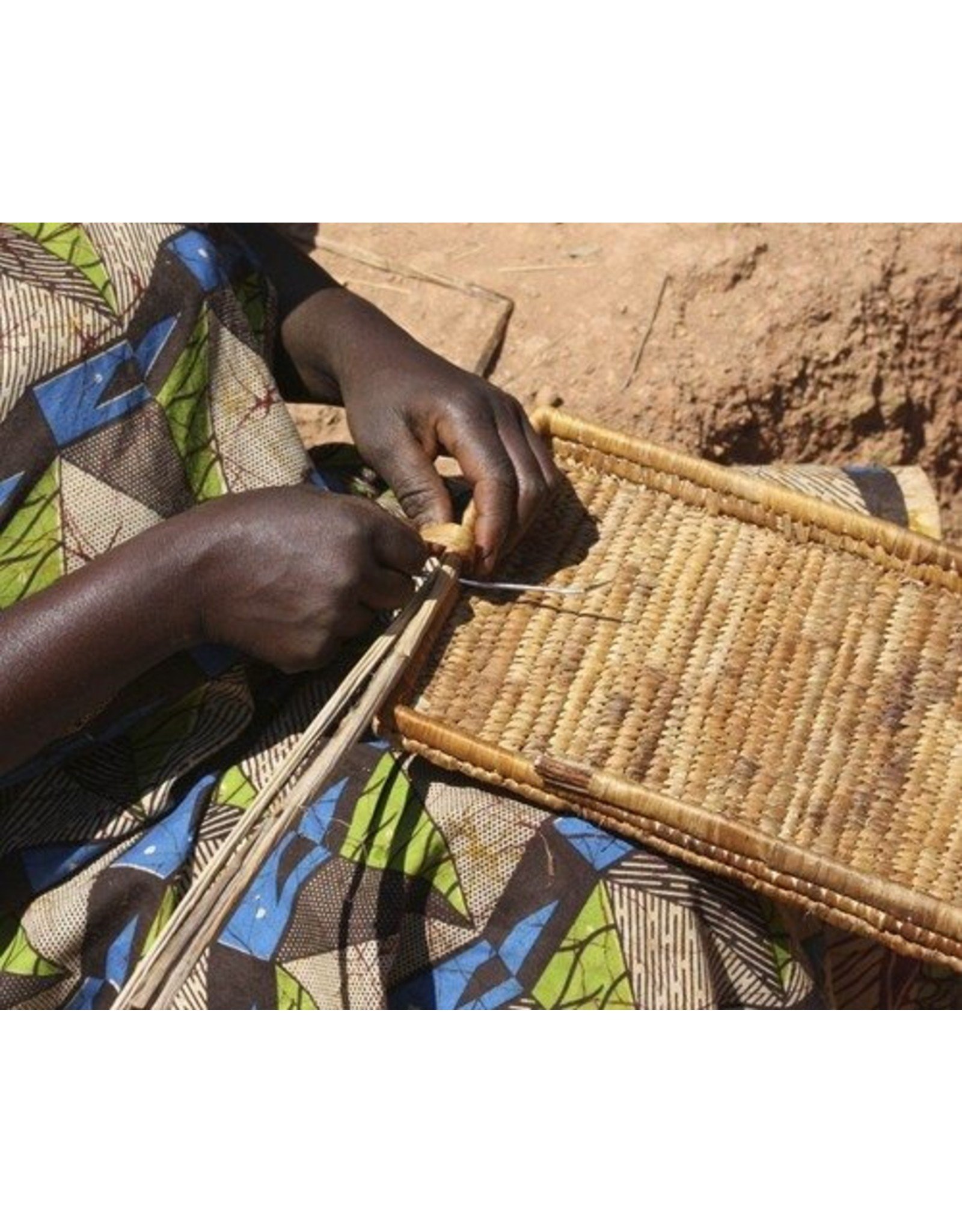 Rwanda Banana Leaf Serving Tray, Rwanda