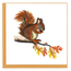 Vietnam Quilling Card - Squirrel
