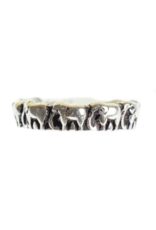 India Adjustable Brass Elephant Ring, India