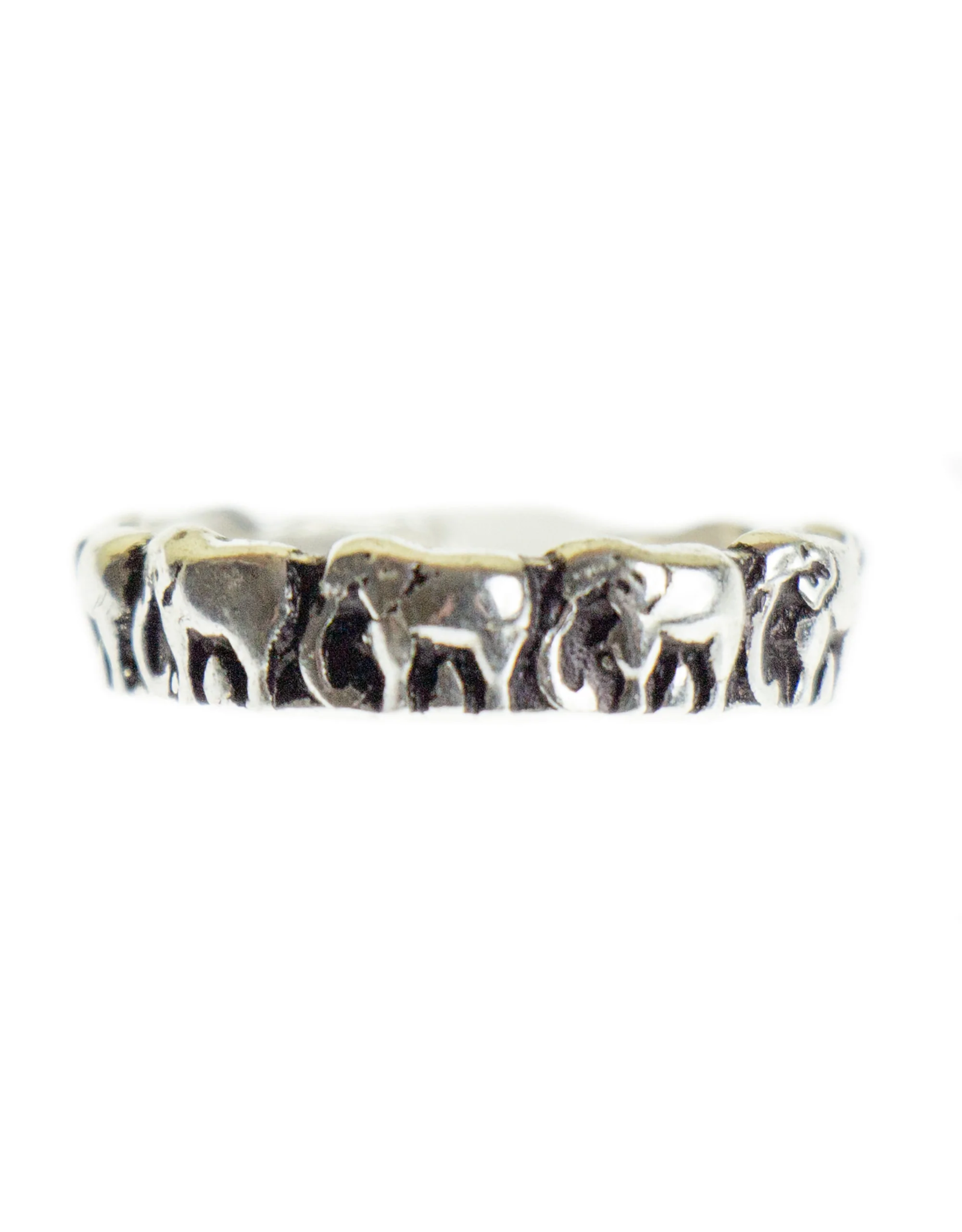 India Adjustable Brass Elephant Ring, India