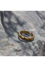 India Adjustable Brass Elephant Ring, India