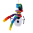 Nepal Technicolour Snowman Felt Ornament