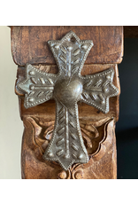 Haiti Hammered Steel Milagro Cross, Haiti