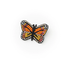 India Bala Mani Beaded Brooch Pin - Butterfly