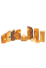 Guatemala Modern Wood Nativity - 10pcs, Guatemala