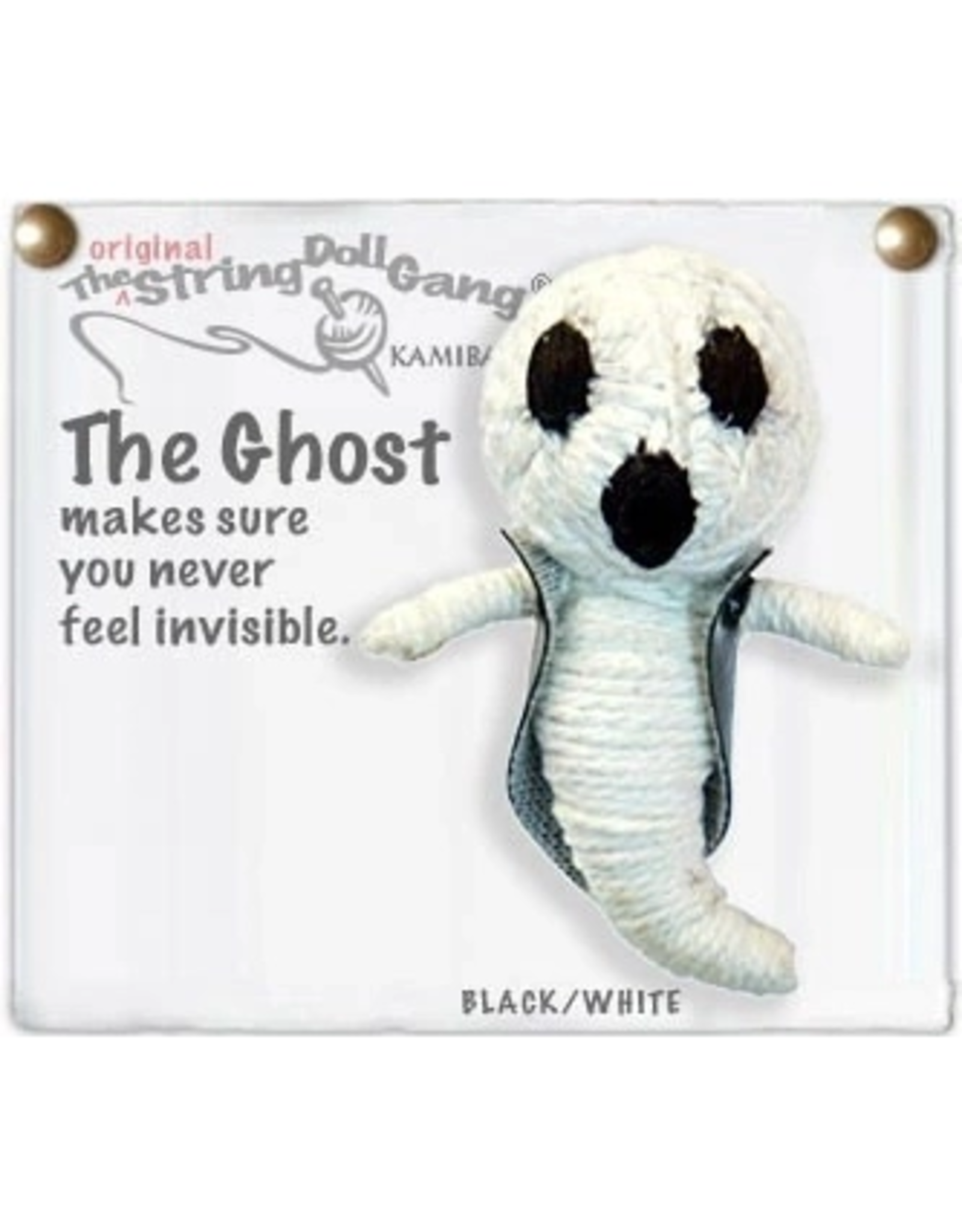 Thailand String Doll Keychain - The Ghost, Thailand