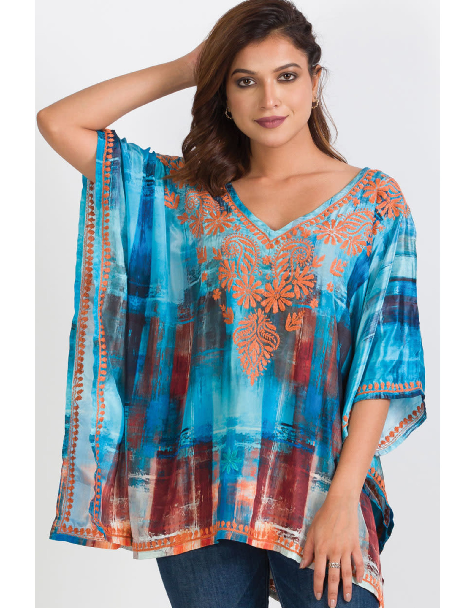 India Embroidered Tunic Top, India