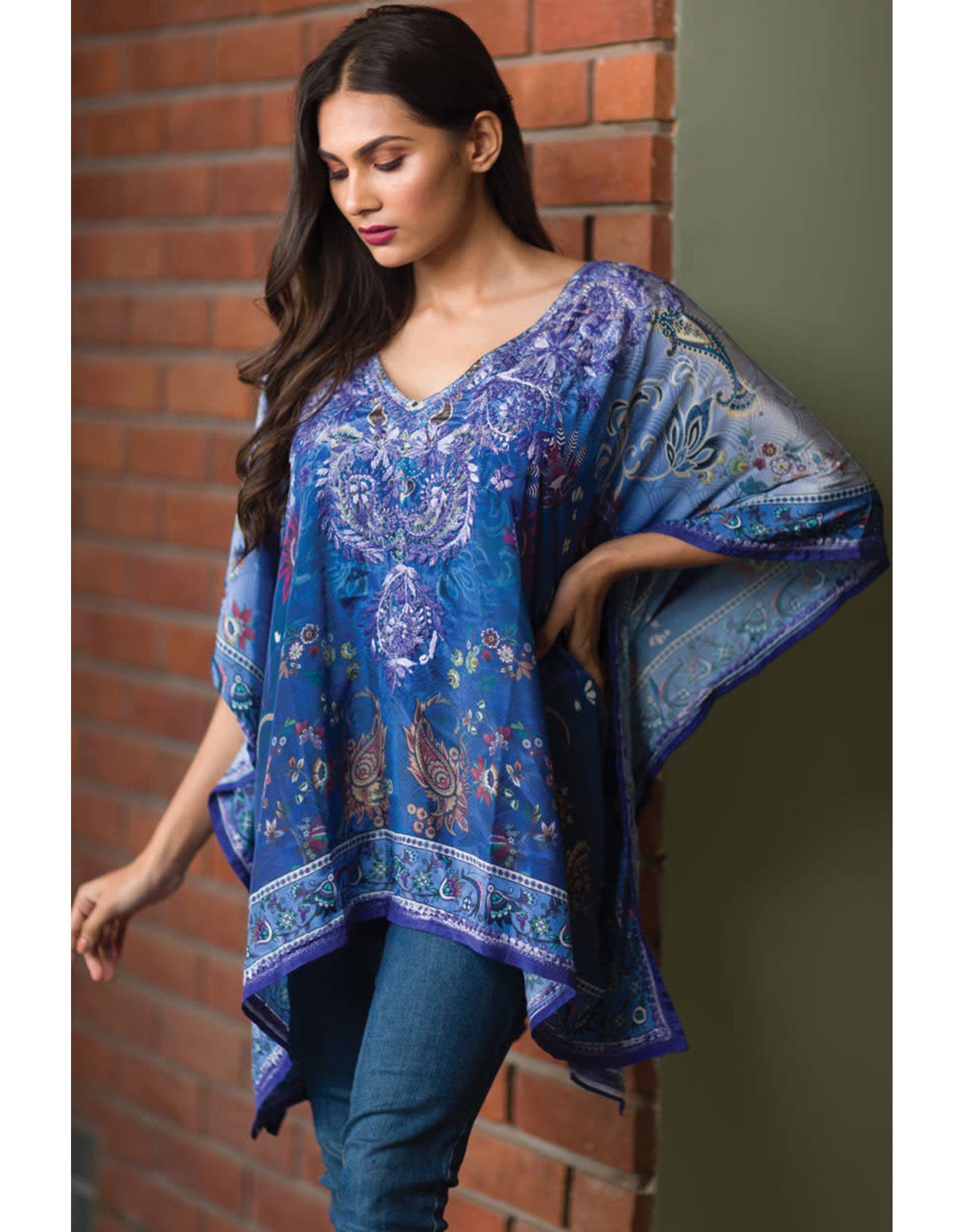 India Embroidered Tunic Top, India