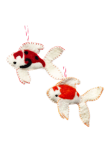 Nepal Felt Koi Fish Ornament, Nepal