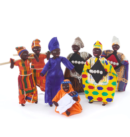 Senegal Wax Cloth Nativity Scene, Senegal