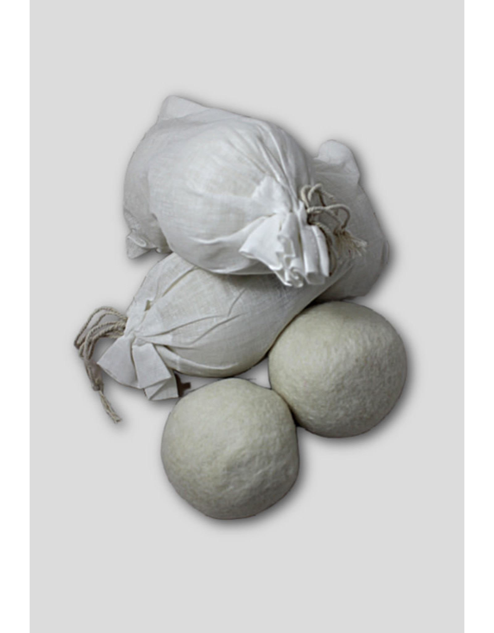 Nepal Wool Felt Dryer Balls (set of 2 in plain cotton bag), Nepal