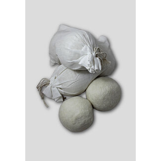 Nepal Wool Felt Dryer Balls (set of 2 in plain cotton bag) Nepal Wool Felt Dryer Balls (set of 2 in plain cotton bag)