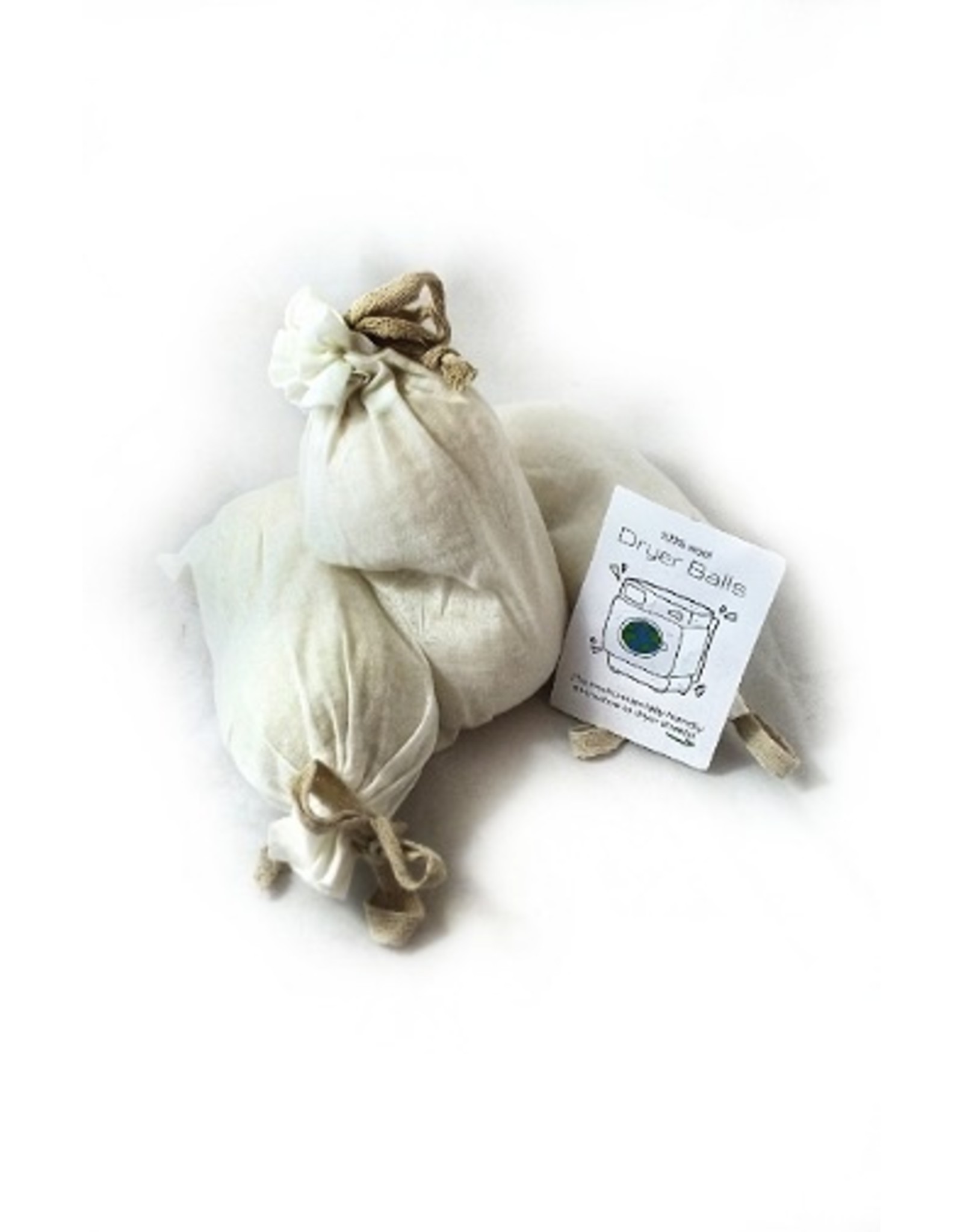 Nepal Wool Felt Dryer Balls (set of 2 in plain cotton bag), Nepal