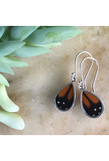 Peru Monarch Butterfly Earrings, Peru