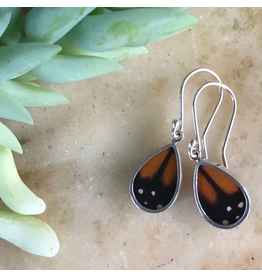 Peru Monarch Butterfly Earrings, Peru