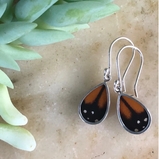 Peru CLEARANCE Monarch Butterfly Earrings