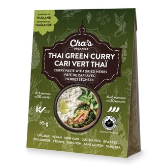 Sri Lanka Cha's Organics Thai Green Curry 55g Sri Lanka Cha's Organics Thai Green Curry 55g