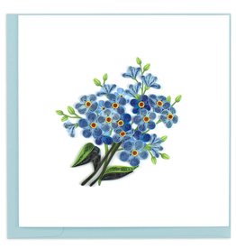 Vietnam Quilled Alpine Forget-Me-Not Greeting Card, Vietnam