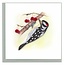 Vietnam Quilled Card - Downy Woodpecker
