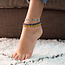 Guatemala Beaded Flower Anklet