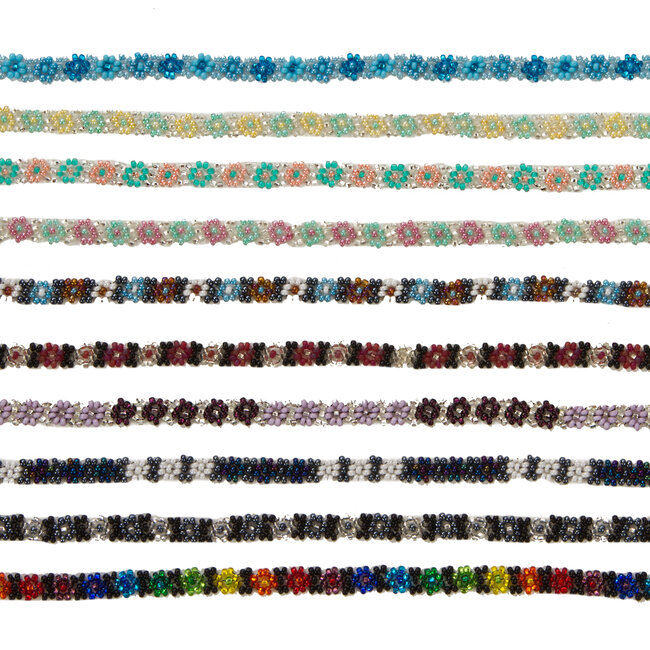 Beaded Flower Bracelet