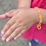 Kids' Beaded Flower Bracelet