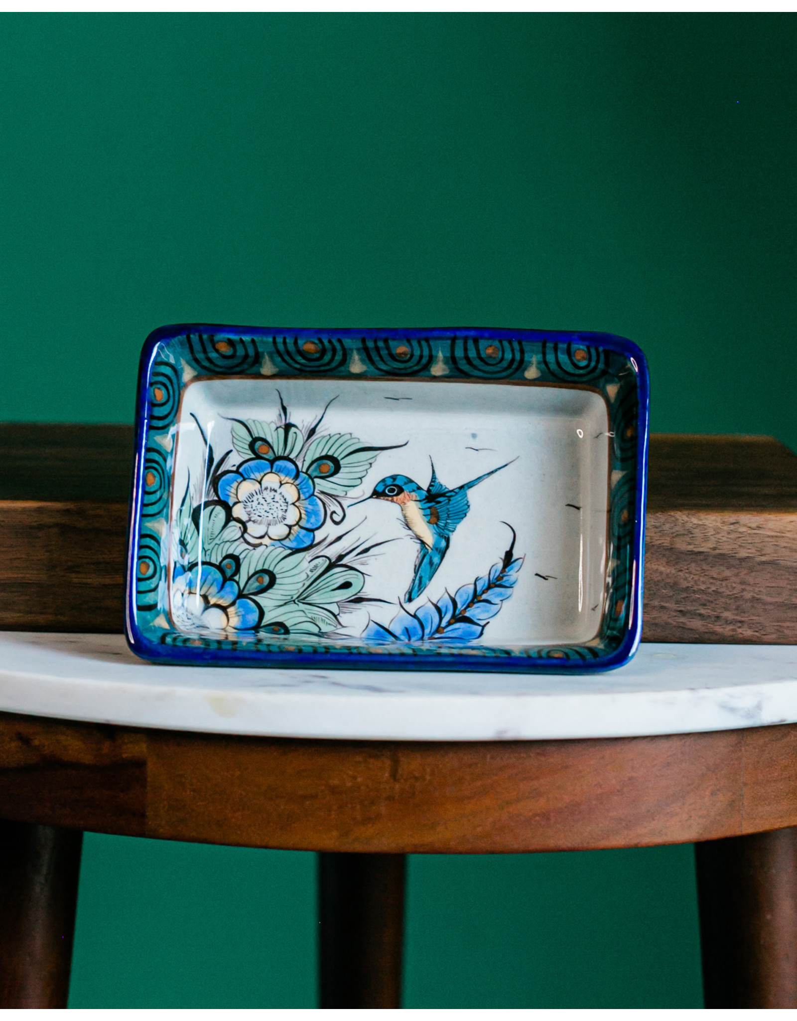 Guatemala Wild Bird Rectangle Dish, Guatemala