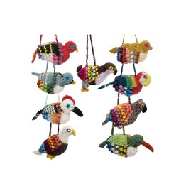 Peru CLEARANCE Knit Bird Ornament, Peru