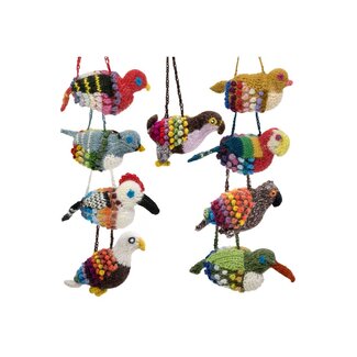 Peru CLEARANCE Knit Bird Ornament