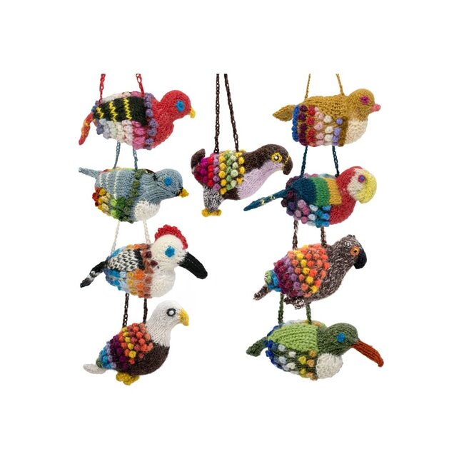 CLEARANCE Knit Bird Ornament
