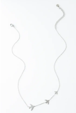 China Sparrow Necklace - Stainless Steel, China