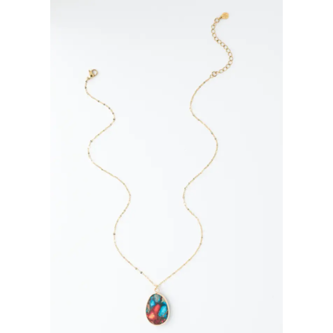 Mosaic Jasper Necklace