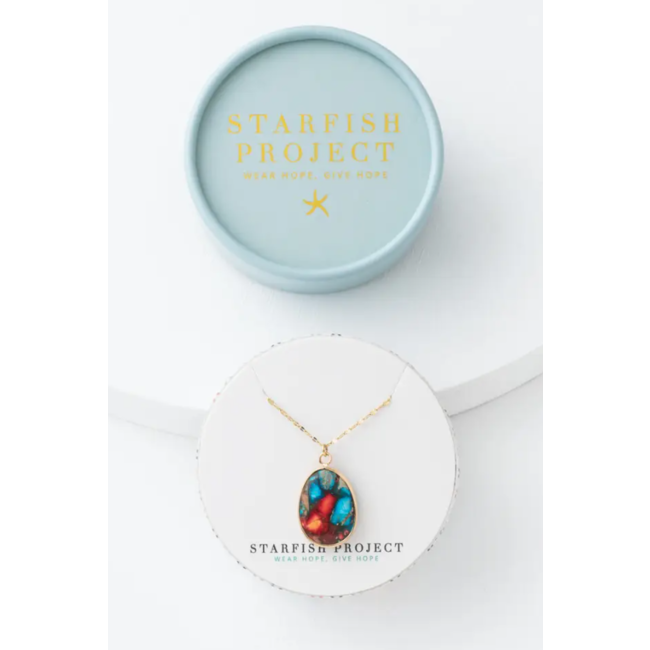 Mosaic Jasper Necklace