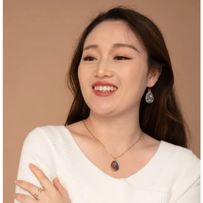 Mosaic Jasper Necklace