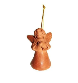 Guatemala Terracotta Angel Ornament, Guatemala