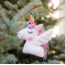 Guatemala CLEARANCE Felt Unicorn Ornament