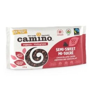 Peru Camino Organic Chocolate Chips - Semi-Sweet 55% Cocoa