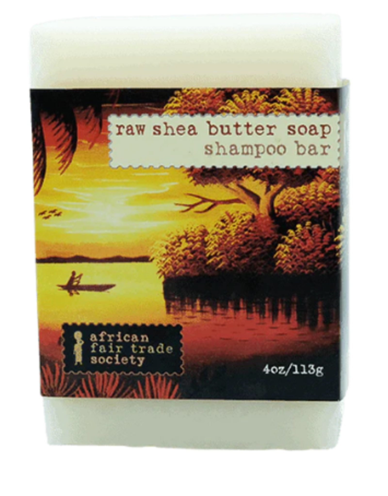 AFTS Shampoo Bar - Raw Shea Butter Soap, 113g