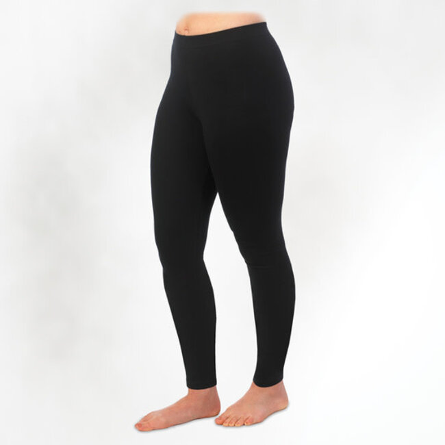 Organic Cotton Legging - Base Layer, Black