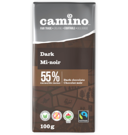 Camino Dark 55% choc bar 100g
