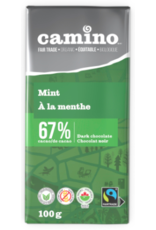 Camino Mint 67% Dark Chocolate Bar, 100g